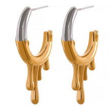 Load image into Gallery viewer, Liquid Gold Hoops | 18k Gold plated