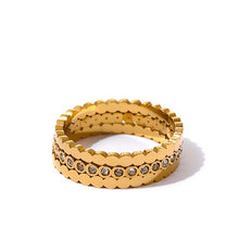 Load image into Gallery viewer, GOLD RING SET | 18K PLATED