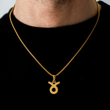 Load image into Gallery viewer, TAURUS - GOLD ZODIAC NECKLACE | 18K GOLD PLATED