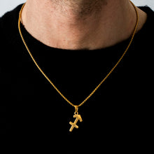 Load image into Gallery viewer, SAGITTARIUS - GOLD ZODIAC NECKLACE | 18K GOLD PLATED