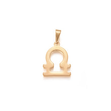 Load image into Gallery viewer, LIBRA - GOLD ZODIAC NECKLACE | 18K GOLD PLATED