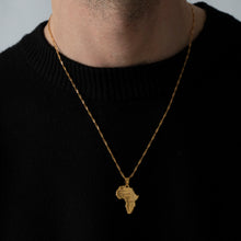 Load image into Gallery viewer, Africa Gold Pendant Necklace | 18k Plated