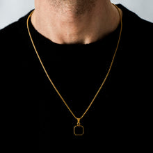 Load image into Gallery viewer, SQUARE PENDANT NECKLACE | GOLD