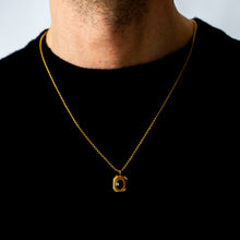 Load image into Gallery viewer, SQUARE PENDANT NECKLACE | 18K Gold Plated