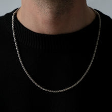 Load image into Gallery viewer, Wheat Chain 3mm | Silver