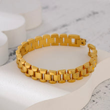 Load image into Gallery viewer, CATERPILLAR BRACELET | 18K GOLD PLATED
