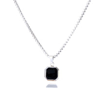 Load image into Gallery viewer, SQUARE PENDANT NECKLACE | SILVER
