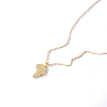 Load image into Gallery viewer, Africa Gold Pendant Necklace | 18k Plated
