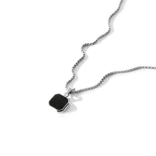 Load image into Gallery viewer, SQUARE PENDANT NECKLACE | SILVER
