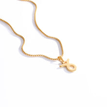 Load image into Gallery viewer, TAURUS -  GOLD ZODIAC NECKLACE | 18K GOLD PLATED
