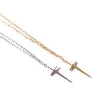 Load image into Gallery viewer, SWORD/DAGGER PENDANT NECKLACE | 18K GOLD PLATED

