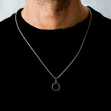 Load image into Gallery viewer, SQUARE PENDANT NECKLACE | SILVER
