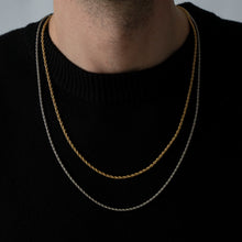Load image into Gallery viewer, GOLD ROPE CHAIN 3mm | 18K PLATED
