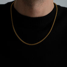 Load image into Gallery viewer, Wheat Chain 3mm | Gold

