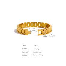 Load image into Gallery viewer, CATERPILLAR BRACELET | 18K GOLD PLATED
